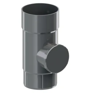 PVC Dachrinnen Revisionsöffnung | Ø 90 mm