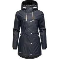 Navahoo Regenmantel Rainy Forest modischer Damen Outdoor Regenparka