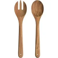 LEONARDO Salatbesteck MATERA (Set, 2-tlg), Akazienholz, 30 cm