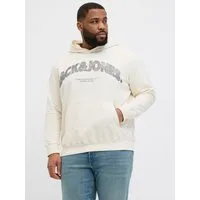 Jack & Jones PlusSize Kapuzensweatshirt JORALMERIA SWEAT HOOD PLS mit Logo Print