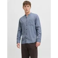 Jack & Jones Langarmhemd JJEBAND MELANGE SHIRT L/S SN