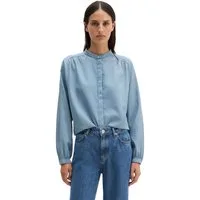 Marc O'Polo Jeansbluse loose fit aus Leinen-Mix