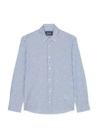 Marc OPolo Casual - Regular Fit : Streifenhemd blau - Gr. - L
