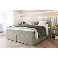 99rooms Boxspringbett Phönix (Schlafzimmerbett, Bett), mit Taschenfederkernmatratze und Topper, in Webstoff MALMO_NEW