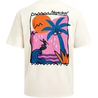 Neverless Oversize-Shirt Herren T-Shirt - Surfing - Oversized Relaxed Fit Sommer Fashion mit Print