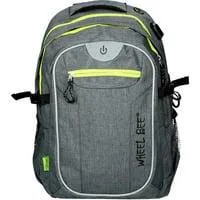 Wheel Bee Revolution , Rucksack grau, LED, 30 Liter