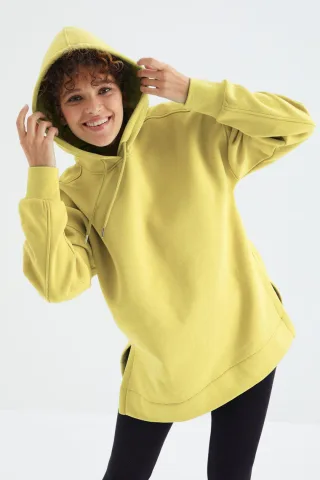Übermaß Kapuzenpullover mit Tasche