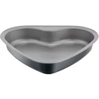 Kaiser Backformen Herzkuchenform Inspiration, (1-tlg), antihaftbeschichteter Stahl, gute Wärmeverteilung, bis 230°C hitzefest