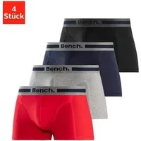 Bench. Boxer Boxershorts für Herren (Packung, 4-St) Unterhosen mit Overlock-Nähten vorn