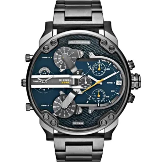 Diesel DZ7331 Mr Daddy 2.0 Gunmetal Edelstahl Herrenuhr