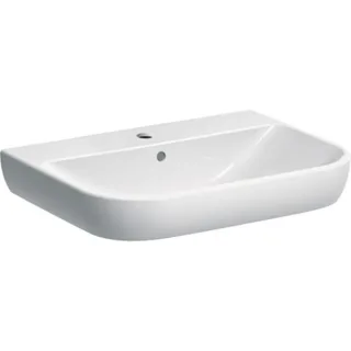Geberit Smyle Waschtisch, 65x48cm mit Hahnloch, mit Überlauf, 500230011 500230011