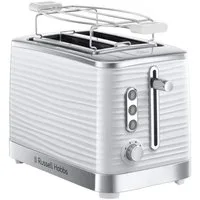 RUSSELL HOBBS Toaster Inspire White 24370-56 1050 W 6 Stufen Brötchenaufsatz, für 2 Scheiben, 1050 W