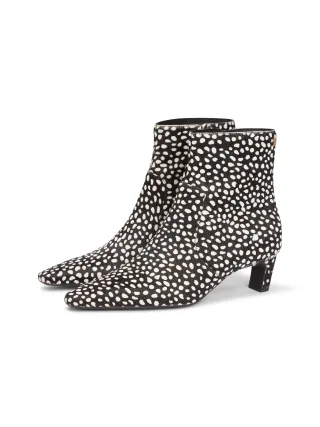 Tommy Hilfiger Stiefelette "TH SNOW LEOPARD BOOT", Trichterabsatz, Businesschuh in spitz zulaufender Form