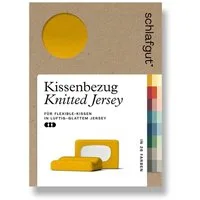 Schlafgut Kissenbezug Pure flexibler Kissenbezug für Nackenstützkissen, (1 Stück), Bio-Baumwolle mit Elasthan, mit Gummizug, bügelfrei
