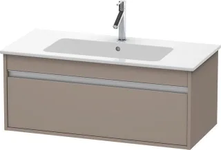 Duravit Ketho Waschtischunterbau wandhängend Basalt Matt 1000x475x410 mm - KT642004343 KT642004343