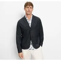 OLYMP Hemdjacke meliert und mit Leinen