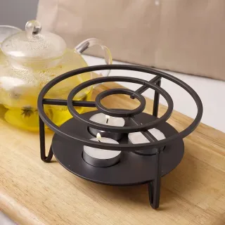IPRee Candle Heating Tea Warmer Household Thickened Teapot Heating Base Outdoor Portable Tea Stove New Metal Tea Ceremon