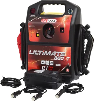 KS Tools 12 V Batterie-Booster, mobiles Starthilfegerät 850 A - 550.1810