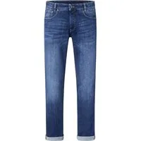 Paddock's 5-Pocket-Jeans PADDOCKS PIPE mid blue with handwork 80221 6634.5977 - MOTION&COMFORT