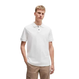 Boss - "Prime" Poloshirt für Herren, Baumwolle, Regulär, kurzärmlig (Weiß)