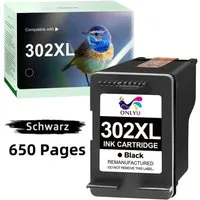ONLYU XL Druckerpatrone für HP 302 xl Multipack Envy 4525 4520 4527 Deskjet Tintenpatrone (Deskjet 1110 2130 2132 2134 3630 3632 3633 3634 3636 3638, Officejet 3831 3830 3833 5230 5220)