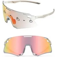 ROCKBROS Fahrradbrille Sportbrille Herren Damen Fahrrad MTB Outdoor TR90 Rahmen, polarisiert, winddicht, ultraleicht, myopie-Rahmen, mehrfarbig