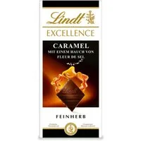LINDT Schokolade, Lindt Excellence Caramel Fleur de Sel feinherbe Schokolade 100g