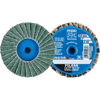 PFERD TOOLS COMBIDISC Zirkon Mini-POLIFAN CD für gehärteten Stahl - 42719504