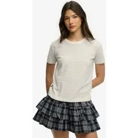 Superdry T-Shirt ESSENTIAL LOGO STR FITTED TEE angenehmes Tragegefühl durch besonders weiche Haptik