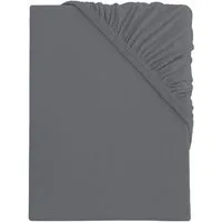 s.Oliver Spannbettlaken TABEA, 100% Baumwolle, 145 g/m², Jersey, Gummizug: rundum, (1 Stück), Bettlaken für Matratzen bis 25 cm Höhe, perfekter Sitz, bügelfrei