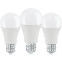 EGLO LED-Leuchtmittel LM_LED_E27 Leuchtmittel - E27 - 3X11,5W - IP20, E27, 1 St., Warmweiß, Glühbirne, 3er Set, L11 x Ø6 cm