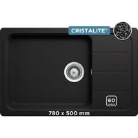 Schock Granitspüle Formhaus D-100LS, eckig, 78/50 cm, für kleine Küchen