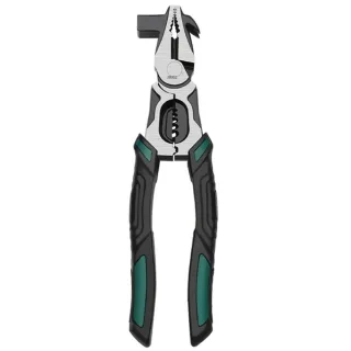 Multifunctional Fencing Pliers Tool 228mm High Carbon Steel Head Wire Cutters Ergonomic Rubber Handle for Home and Works