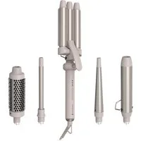 Remington Haarstyler Trendology 5-in-1 Multistyler(CI41MS5), Keramik-Beschichtung, 5 auswechselbare Aufsätze, 5 digitale Heizstufen, Auto Memory Funktion
