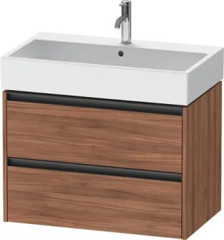 Duravit Ketho.2 Waschtischunterbau wandhängend Nussbaum Matt 784x460x549 mm - K25277079790000 K25277079790000