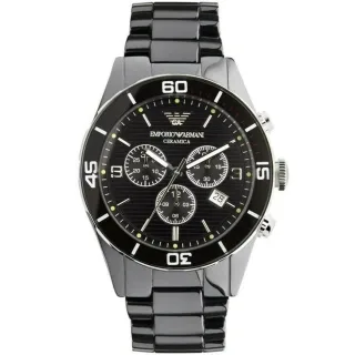 Emporio Armani AR1421 Herrenuhr Leo Ceramica