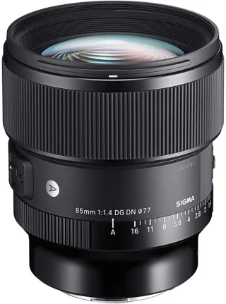 Sigma Art 85mm 1:1.4 DG DN Tele-Objektiv [77mm Filtergewinde für Sony E] schwarz