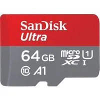 Sandisk Ultra microSDXC Speicherkarte (64 GB, Class 10, Adapter)