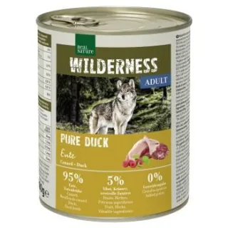 REAL NATURE WILDERNESS Nassfutter Hund, Adult, Pure Duck 24x800 g