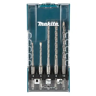 Makita Betonbohrer-Set SDS-PLUS Centering tip 5-teilig - SDS-PLUS - Zweischneider - Zentrierspitze - E-15718