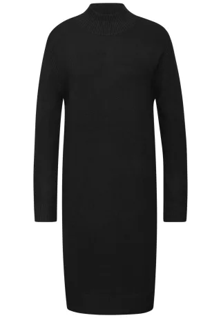 Street One - Midi Strickkleid black - Gr. - 34