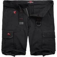 Arctic Seven Shorts Herren Cargo mit Gürtel – kurze Hose Baumwolle Robuste Shorts mit vielen Taschen und hohem Komfort