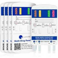 LuxmedIQ Drogen-Schnelltest für 8 Drogenarten - Urin Drogentest Multi 8, 5-tlg.