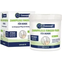 Canosept Tierzahnbürste Zahnpflege Pads für Hunde - 50er Pack