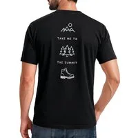 Neverless Print-Shirt Herren T-Shirt Backprint - Outdoor Icons - Baumwollshirt Männer mit Print