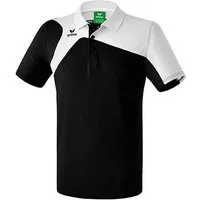 Erima T-Shirt Sport-Polo Club 1900 2.0 (100% Polyester) schwarz/weiss Herren