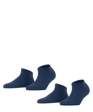 FALKE - FALKE Happy 2-Pack Damen royal blue - Gr. - 40.5