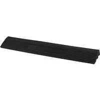 Tenzo-R Bodenfliese Performance Garagenboden Floor Seitenteil Rampe Schwarz, schwarz