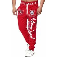 L.gonline Jogginghose Herren JoggingHOSE lang, Trainingshose Baumwolle, Sporthose mit (Sweatpants, 1-tlg) mit elastischem Bund