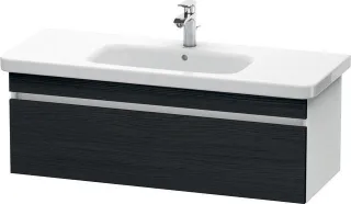 Duravit DuraStyle Waschtischunterbau wandhängend Eiche Schwarz & Weiß Matt 1130x448x398 mm - DS63950 DS639501618